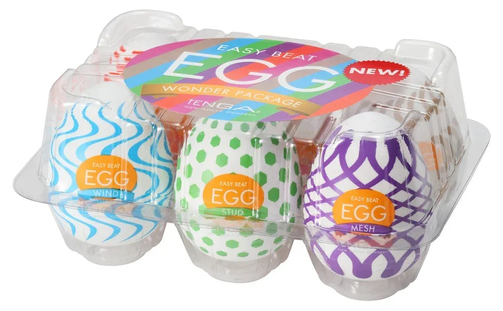 Egg Wonder Package Pack of 6 - Happytoys Sexshop: online sex shop for Feeling Happy & Easy 😊 - Discreet geleverd