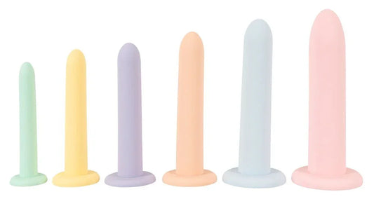 Six in a Row Dildo set for vaginal/anal pleasure and stretching training By You2Toys - Happytoys Sexshop: Toys for Feeling Happy & Easy 😊 - Discreet geleverd