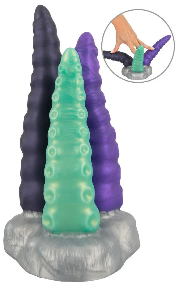 Triple Tentacle Dildo - Happytoys Sexshop: online sex shop for Feeling Happy & Easy 😊 - Discreet geleverd