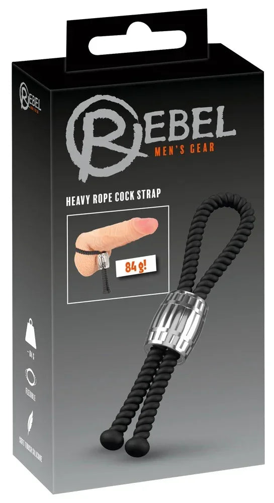 Heavy Rope Cock Strap - Happytoys Sexshop: online sex shop for Feeling Happy & Easy 😊 - Discreet geleverd