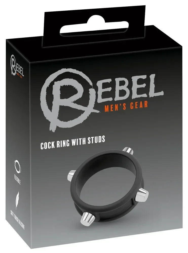 Cock Ring with Studs - Happytoys Sexshop: online sex shop for Feeling Happy & Easy 😊 - Discreet geleverd