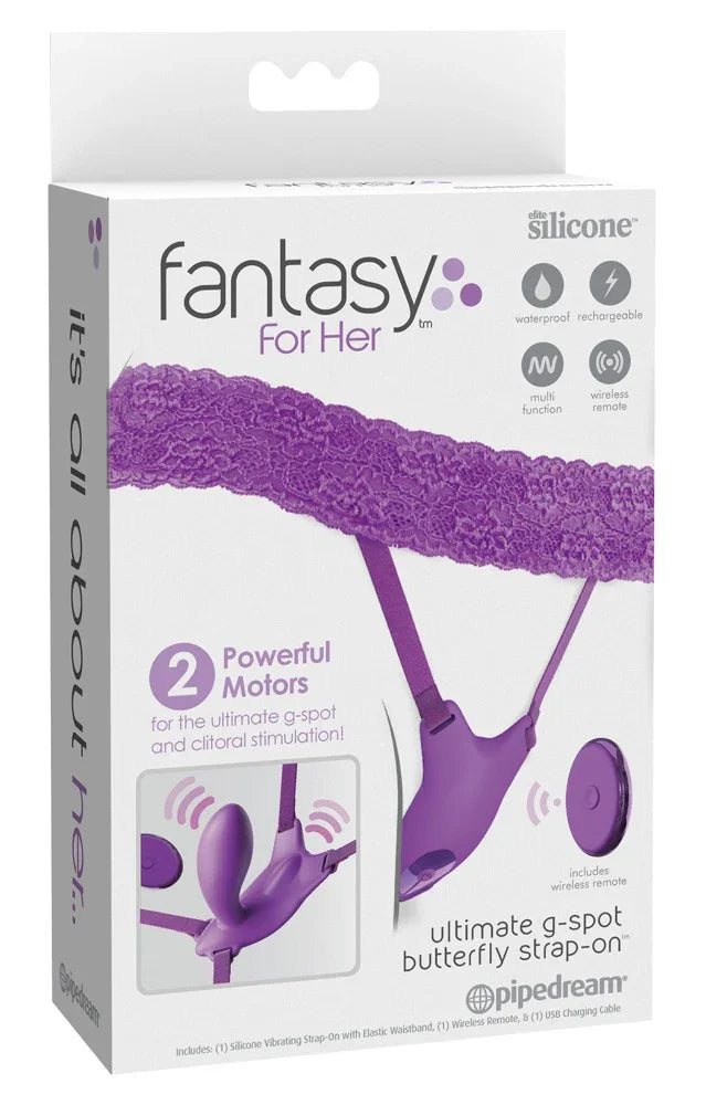 Ultimate G-Spot Butterfly Strap-on - Happytoys Sexshop: Toys for Feeling Happy & Easy 😊 - Discreet geleverd