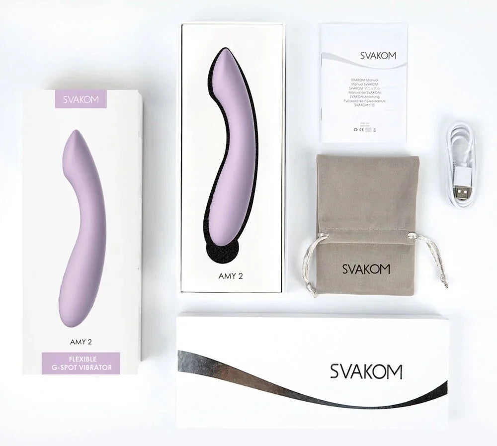 Amy 2 vibrator by SVAKOM - Happytoys Sexshop: Toys for Feeling Happy & Easy π - Discreet geleverd