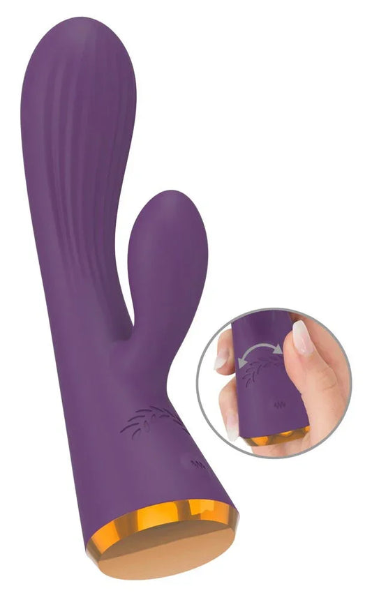 Super Soft Purple Rabbit Vibrator by You2Toys - Happytoys Sexshop: Toys for Feeling Happy & Easy 😊 - Discreet geleverd