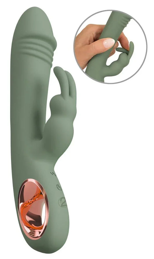 Slim Rabbit Olive by You2Toys - Happytoys Sexshop: Toys for Feeling Happy & Easy 😊 - Discreet geleverd