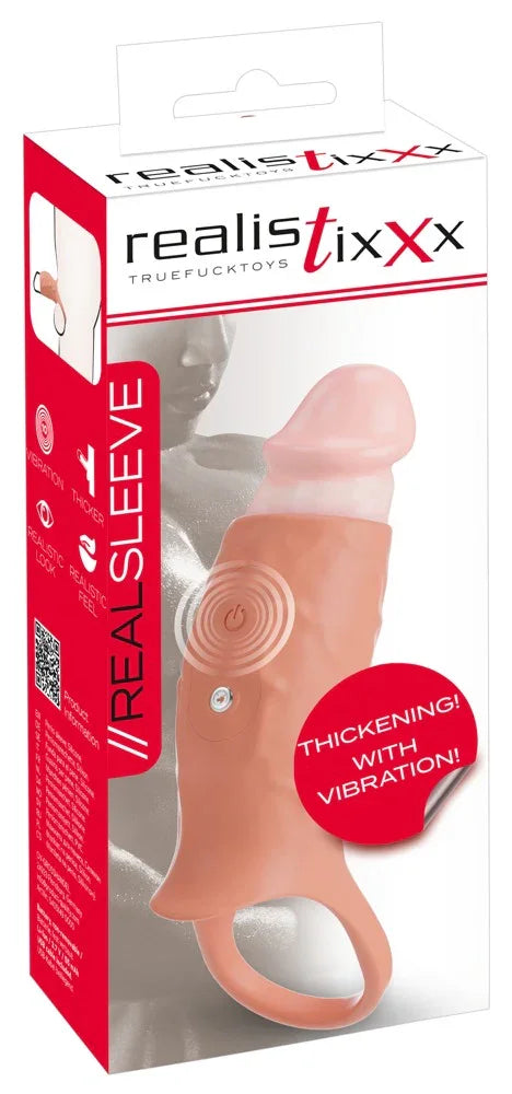 RealSleeve Open Penis sleeve - Happytoys Sexshop: Toys for Feeling Happy & Easy 😊 - Discreet geleverd