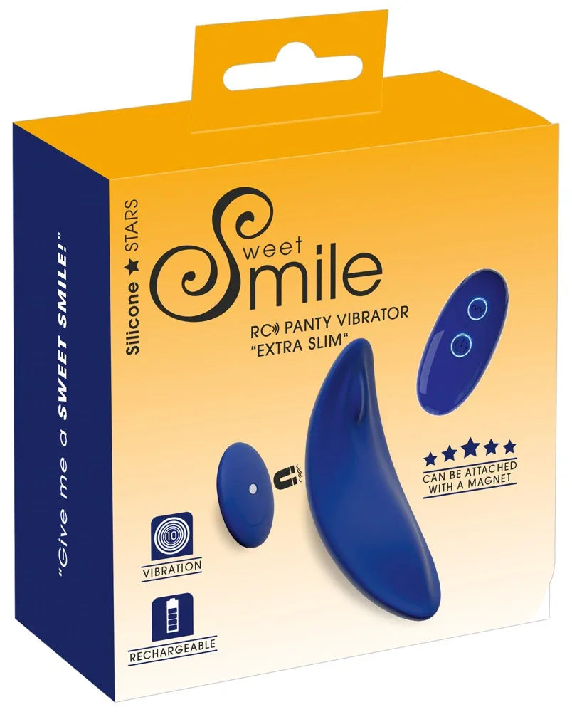 RC Panty Vibrator Extra Slim by Sweet Smile - Happytoys Sexshop: Toys for Feeling Happy & Easy 😊 - Discreet geleverd