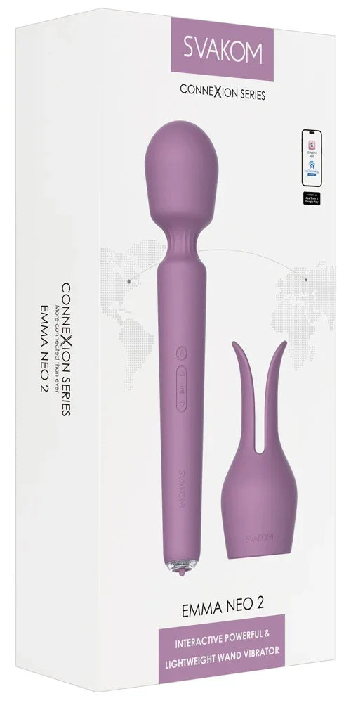 Emma Neo 2 Wand vibrator by Svakom - Happytoys Sexshop: Toys for Feeling Happy & Easy 😊 - Discreet geleverd