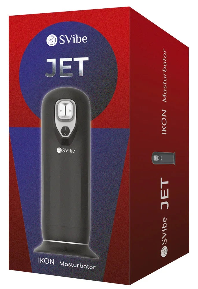 JET IKON Masturbator by S-Vibe - Happytoys Sexshop: Toys for Feeling Happy & Easy 😊 - Discreet geleverd