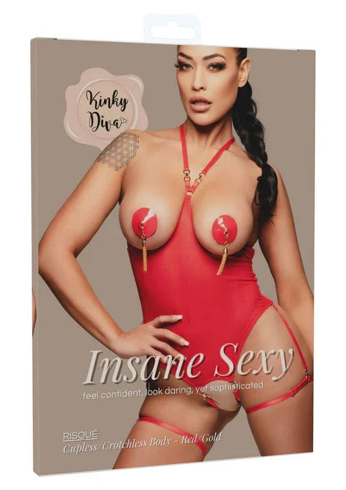 Bestel: Risque Cupless & Crotchless Body by Kinky Diva - bij Happytoys: de erotische sex webshop | liever Happy dan Easy ⭐⭐⭐⭐⭐