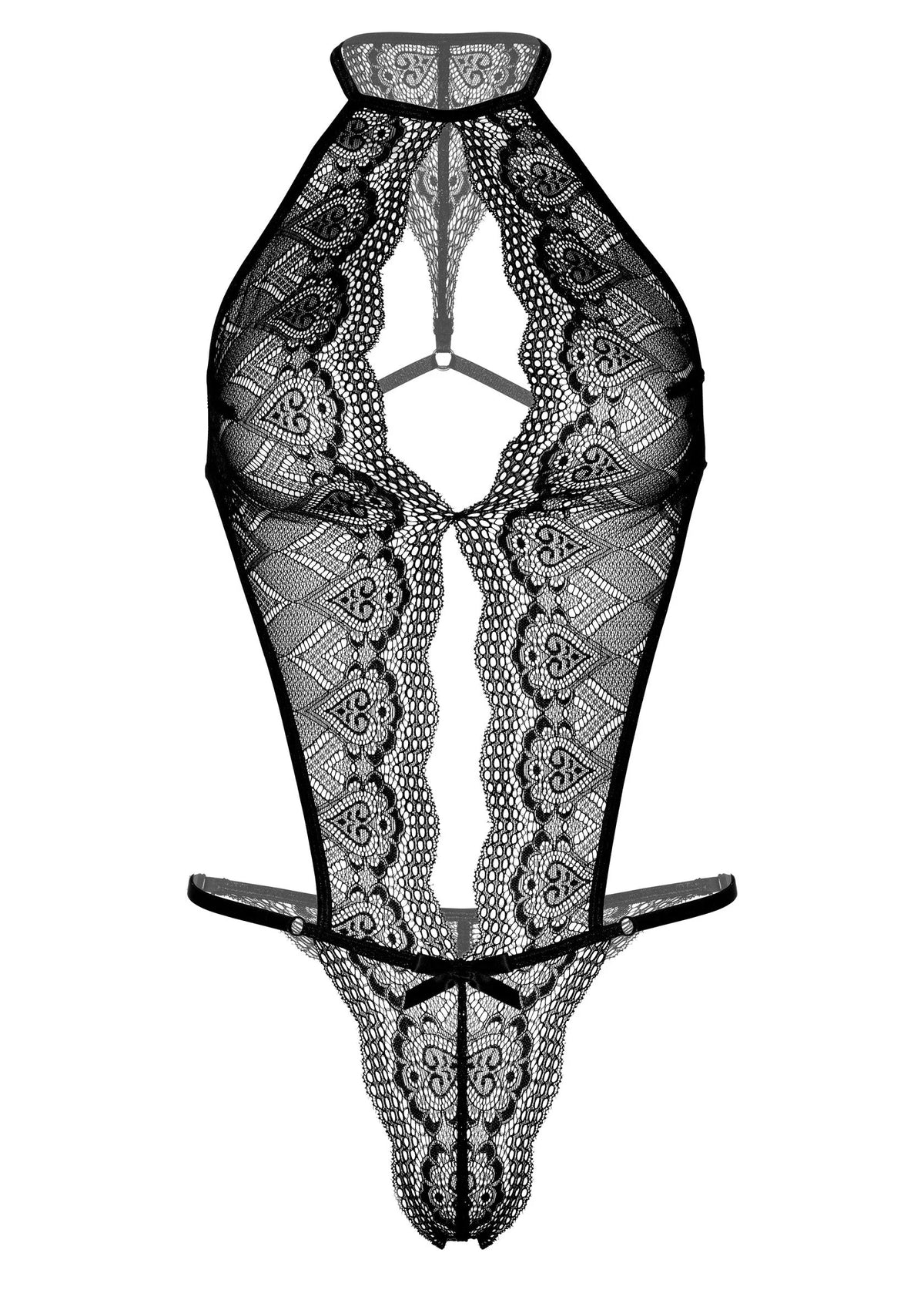 Bestel: Floral Lace Teddy - bij Happytoys: de erotische sex webshop | liever Happy dan Easy ⭐⭐⭐⭐⭐
