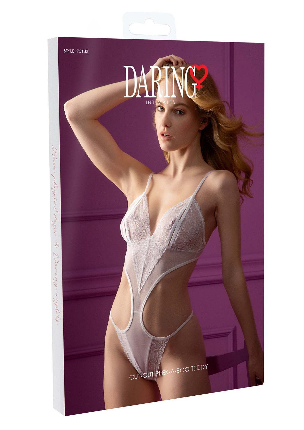 Bestel: Cut - out Peek - a - Boo Teddy by Daring Intimates - bij Happytoys.nl, happytoys.be, Happytoys.ae: erotische sex webshop | liever Happy dan Easy ⭐⭐⭐⭐⭐