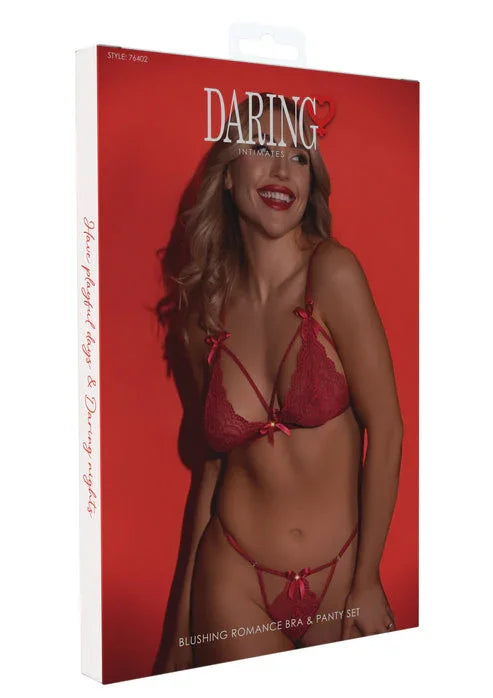Bestel: Blushing Romance Bra & Panty Set by Daring Intimates - bij Happytoys.nl, happytoys.be, Happytoys.ae: erotische sex webshop | liever Happy dan Easy ⭐⭐⭐⭐⭐