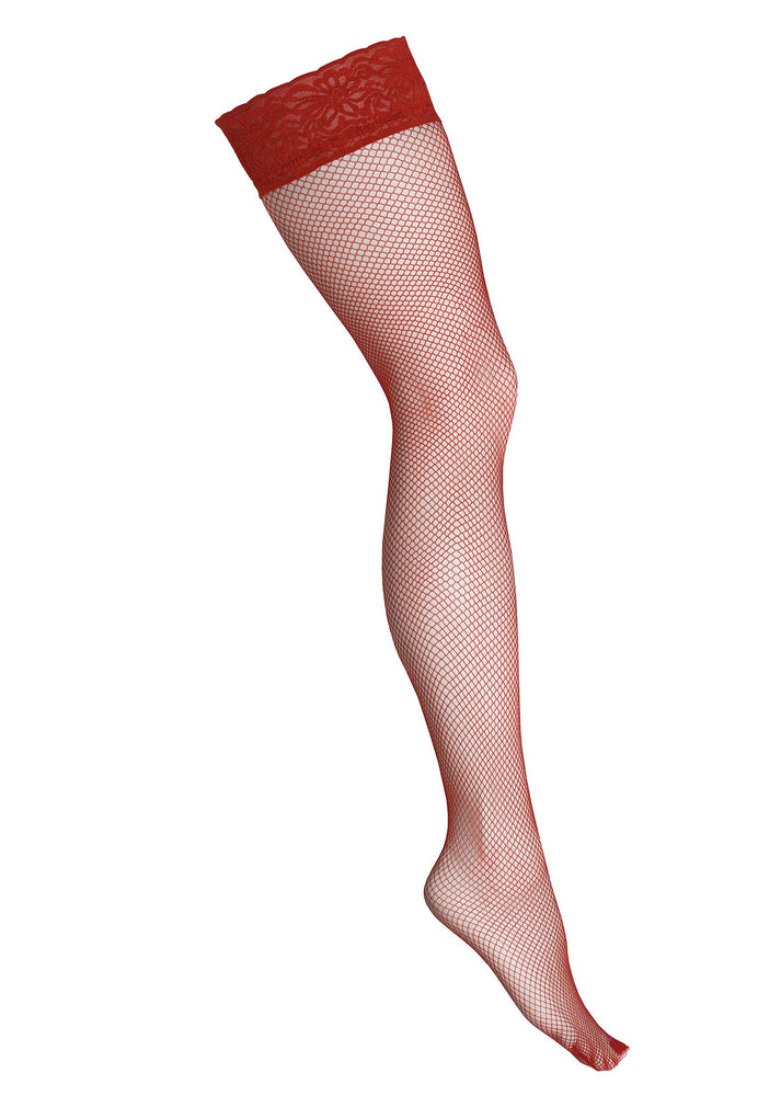 Bestel: Fishnet Hold Ups H018 by Kotek - bij Happytoys.nl, happytoys.be, Happytoys.ae: erotische sex webshop | liever Happy dan Easy ⭐⭐⭐⭐⭐ - Rood - L/XL - 79818 - RED - L/XL
