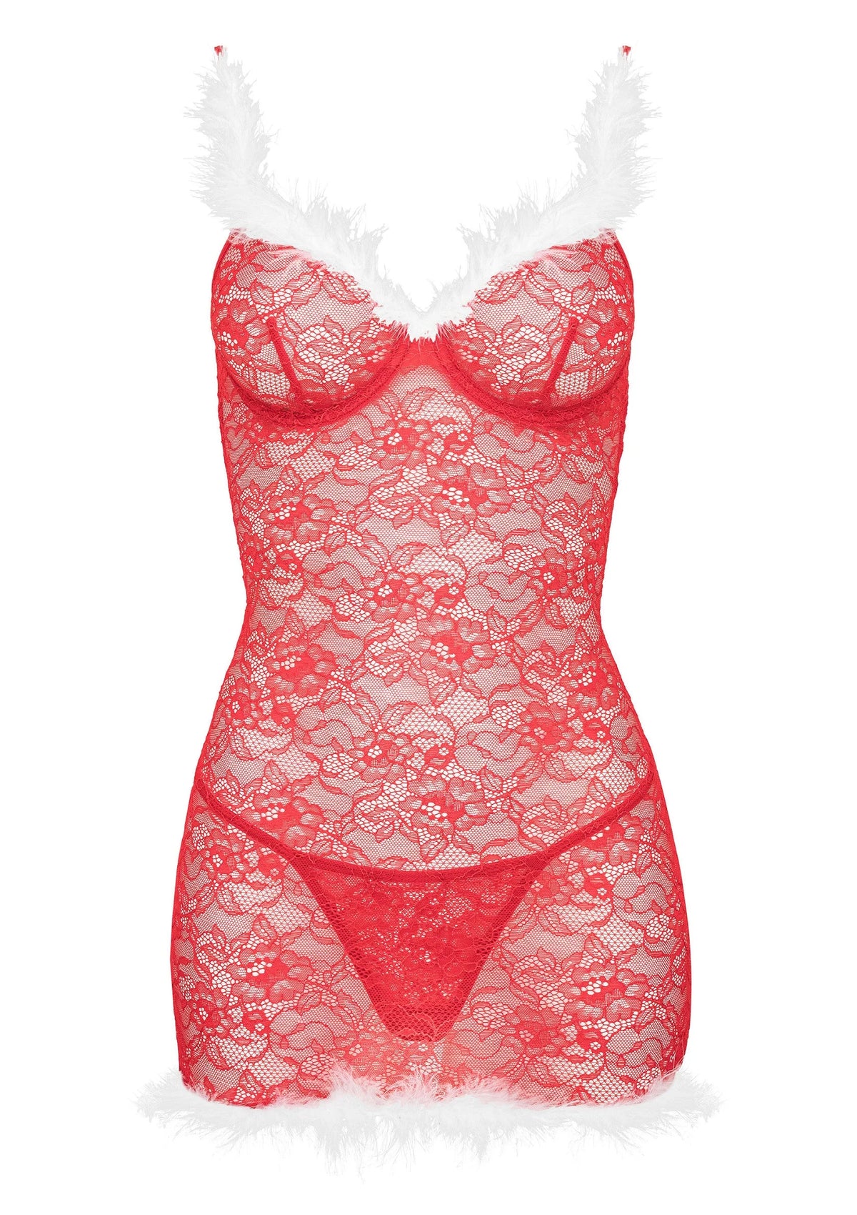 Bestel: Kristinella babydoll & thong - bij Happytoys: de erotische sex webshop | liever Happy dan Easy ⭐⭐⭐⭐⭐