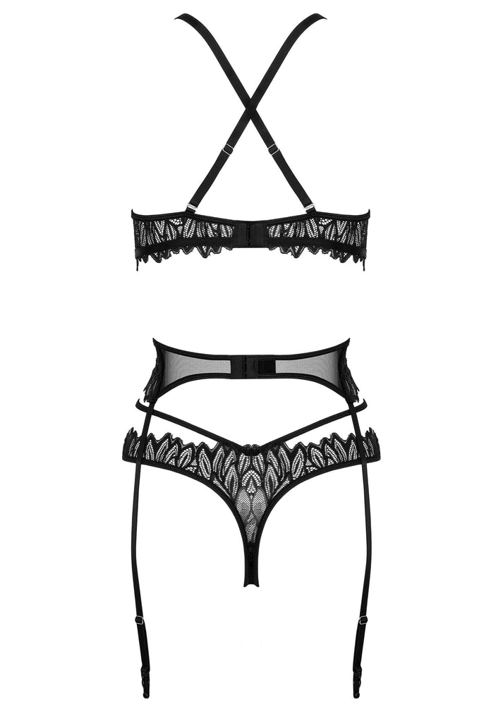 Bestel: 3 Pcs Set THP102 Bra, Panty and garter set by Kotek - bij Happytoys.nl, happytoys.be, Happytoys.ae: erotische sex webshop | liever Happy dan Easy ⭐⭐⭐⭐⭐