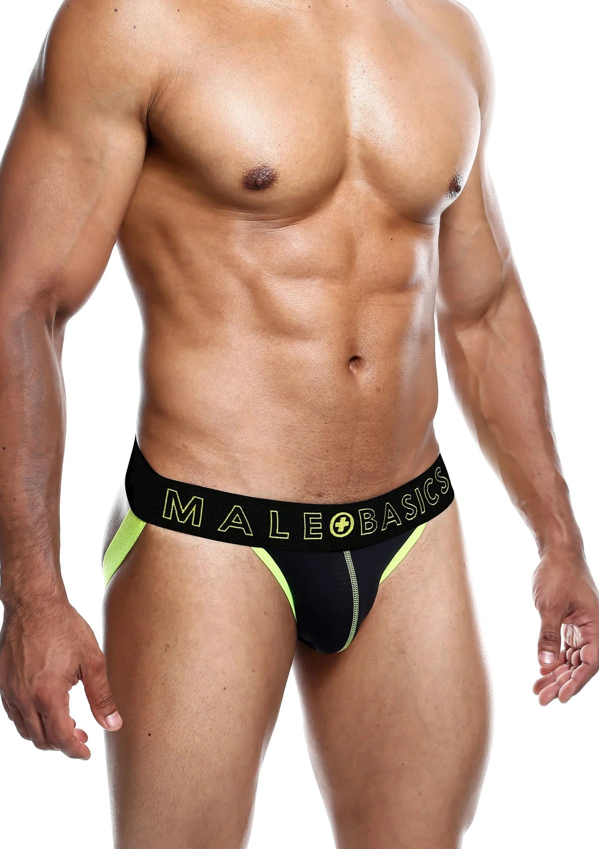 Bestel: MaleBasics Neon Jock - bij Happytoys: de erotische sex webshop | liever Happy dan Easy ⭐⭐⭐⭐⭐