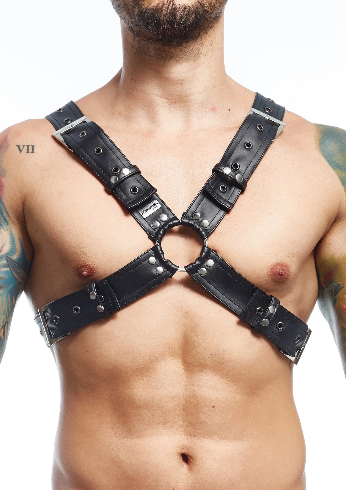 Bestel: DNGEON X Harness Belts by MOB DNGEON - bij Happytoys.nl, happytoys.be, Happytoys.ae: erotische sex webshop | liever Happy dan Easy ⭐⭐⭐⭐⭐ - Default Title - 81288 - BLACK - O/S