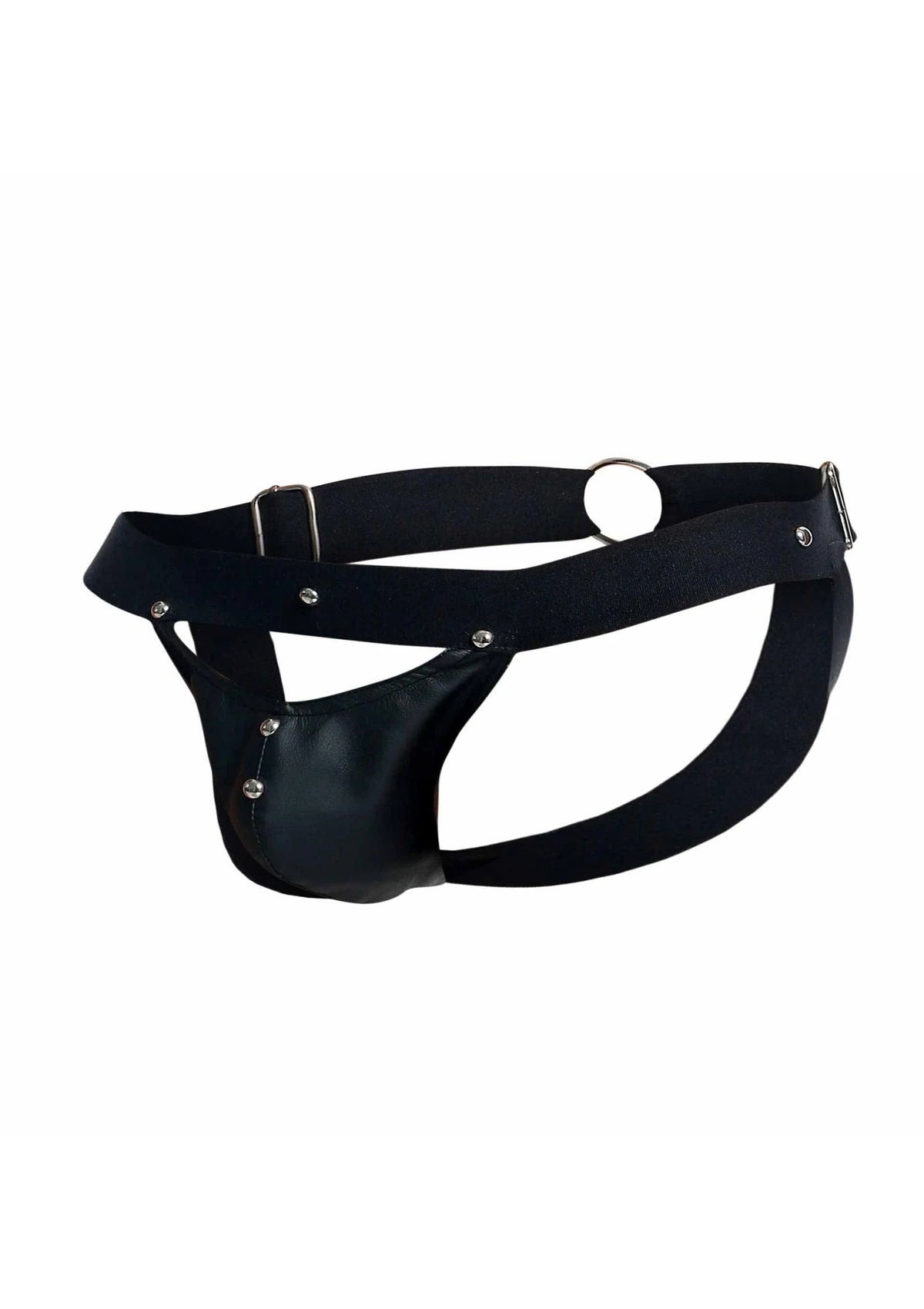 Bestel: DNGEON Peakaboo Jock - bij Happytoys.nl, happytoys.be, Happytoys.ae: erotische sex webshop | liever Happy dan Easy βββββ - Default Title - 81293 - BLACK - O/S
