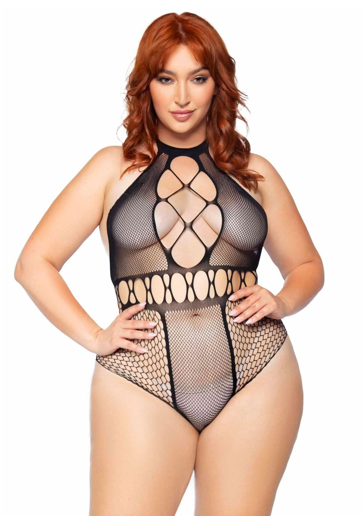 Bestel: Plus Seamless Halter Bodysuit (Black) by Leg Avenue - bij Happytoys.nl, happytoys.be, Happytoys.ae: erotische sex webshop | liever Happy dan Easy βββββ - Default Title - 82029 - BLACK - 1X/2X