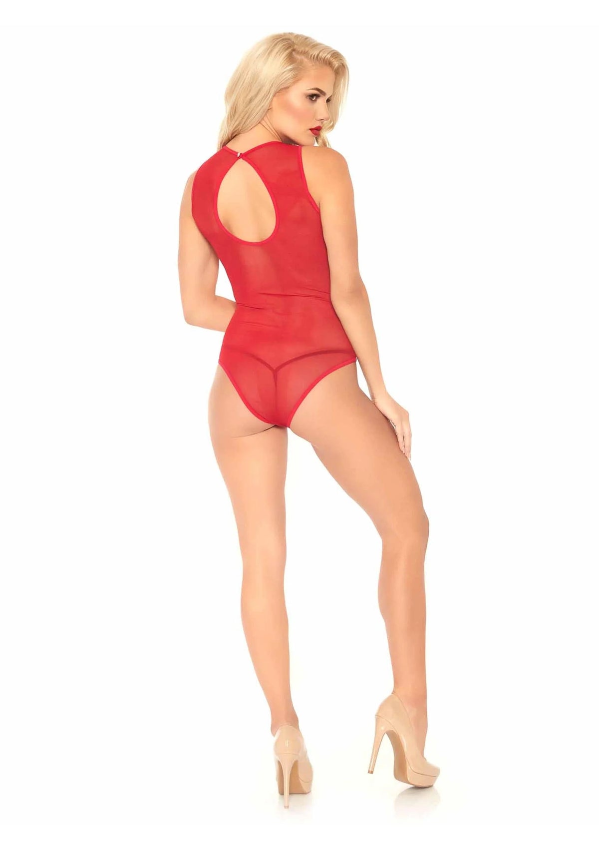 Bestel: Teddy with Keyhole Back and Snap Crotch by Leg Avenue - bij Happytoys.nl, happytoys.be, Happytoys.ae: erotische sex webshop | liever Happy dan Easy ⭐⭐⭐⭐⭐