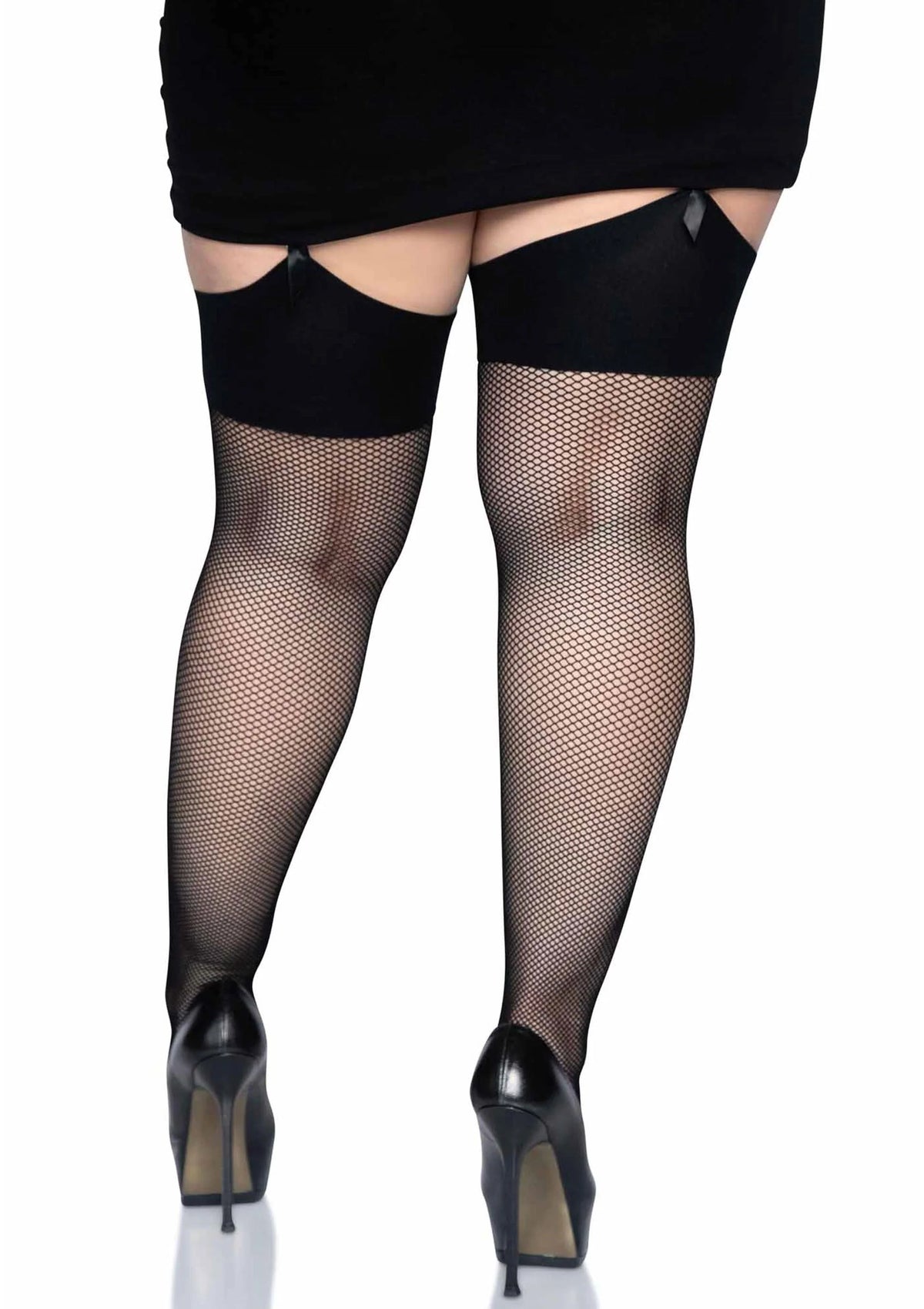 Bestel: Plus Elastane Fishnet Stockings by Leg Avenue - bij Happytoys.nl, happytoys.be, Happytoys.ae: erotische sex webshop | liever Happy dan Easy βββββ