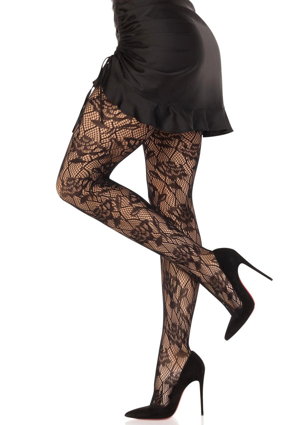 Bestel: Wild Rose Net Pantyhose by Leg Avenue - bij Happytoys.nl, happytoys.be, Happytoys.ae: erotische sex webshop | liever Happy dan Easy ⭐⭐⭐⭐⭐