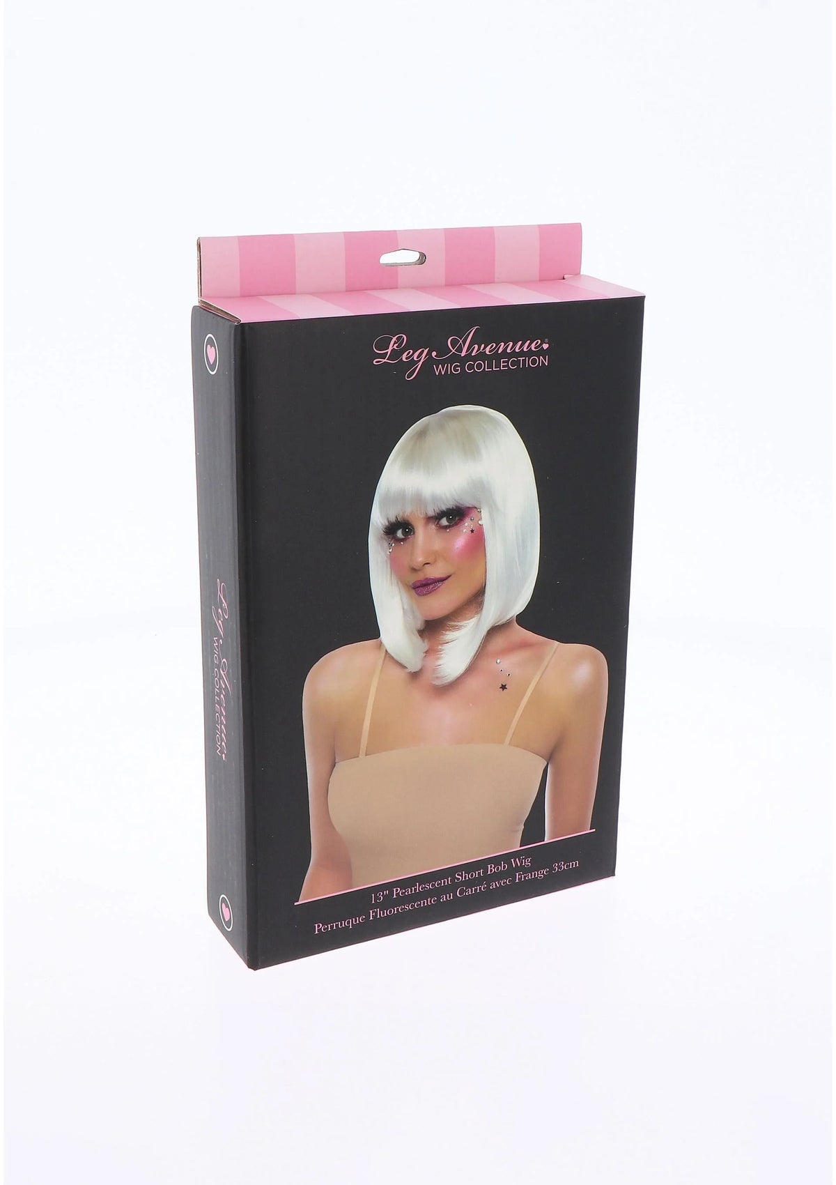Bestel: Pearl Short Natural Bob Wig (white) by Leg Avenue - bij Happytoys.nl, happytoys.be, Happytoys.ae: erotische sex webshop | liever Happy dan Easy ⭐⭐⭐⭐⭐