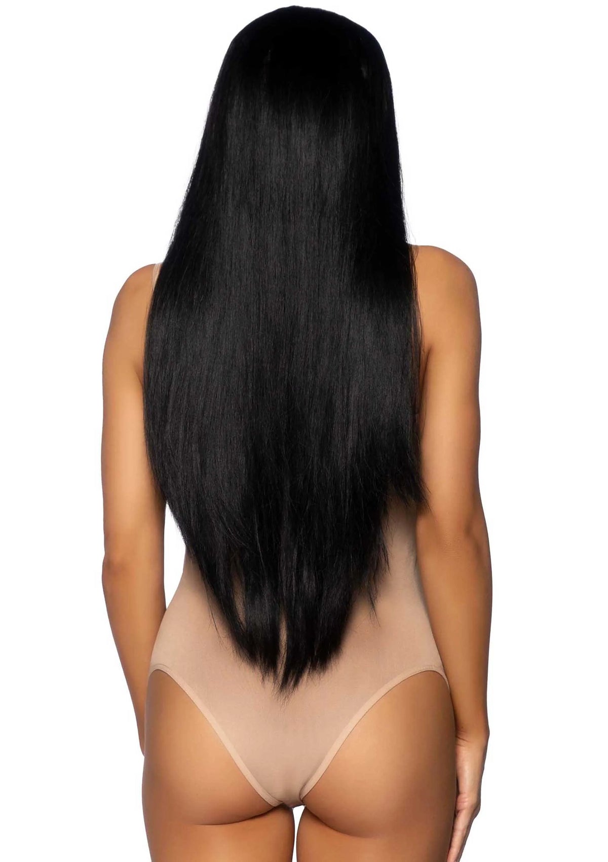 Bestel: Long Straight Center Part Wig by Leg Avenue - bij Happytoys.nl, happytoys.be, Happytoys.ae: erotische sex webshop | liever Happy dan Easy ⭐⭐⭐⭐⭐