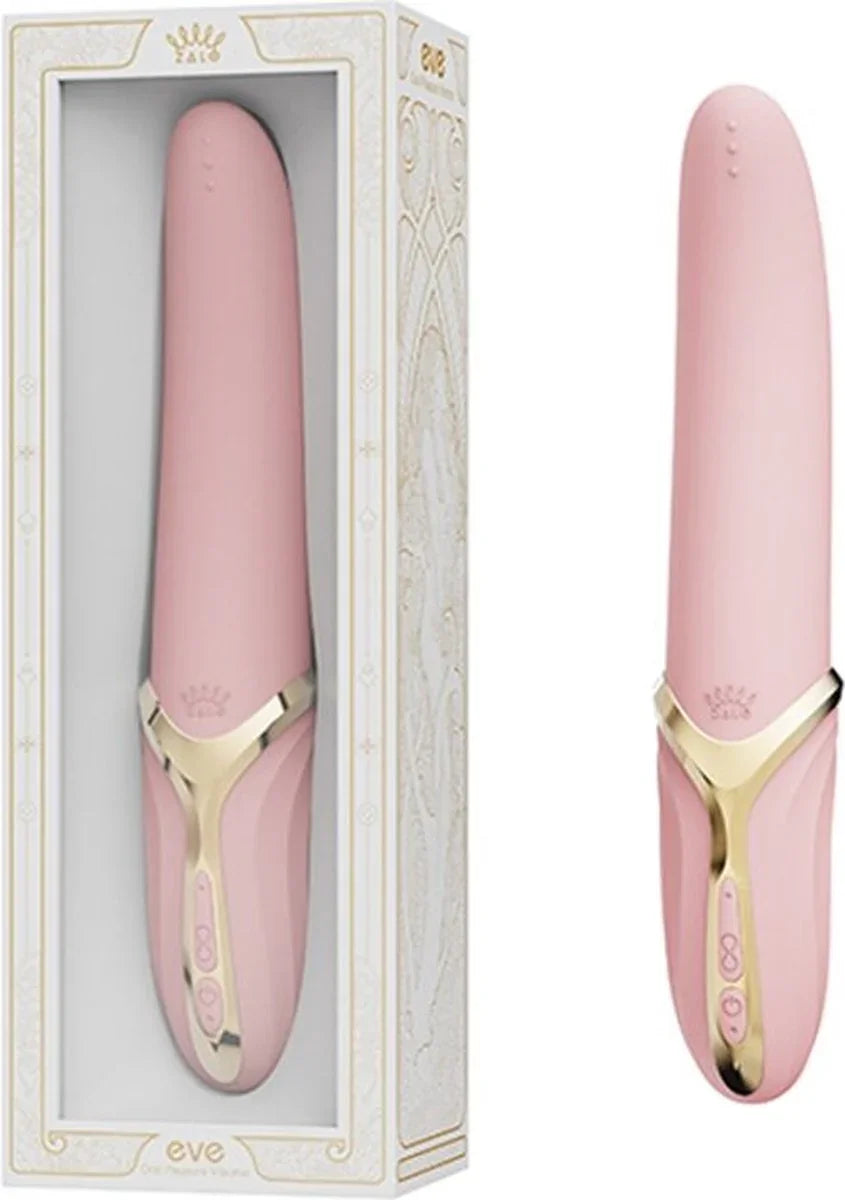 Eve - Heating Licking Vibrator (Light Pink) by Zalo - Happytoys Sexshop: Toys for Feeling Happy & Easy π - Discreet geleverd