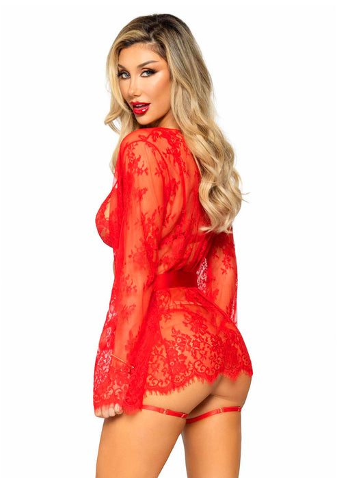 Bestel: Garter Teddy with String Back and Robe by Leg Avenue Very Sexy Lingerie - bij Happytoys.nl, happytoys.be, Happytoys.ae: erotische sex webshop | liever Happy dan Easy ⭐⭐⭐⭐⭐