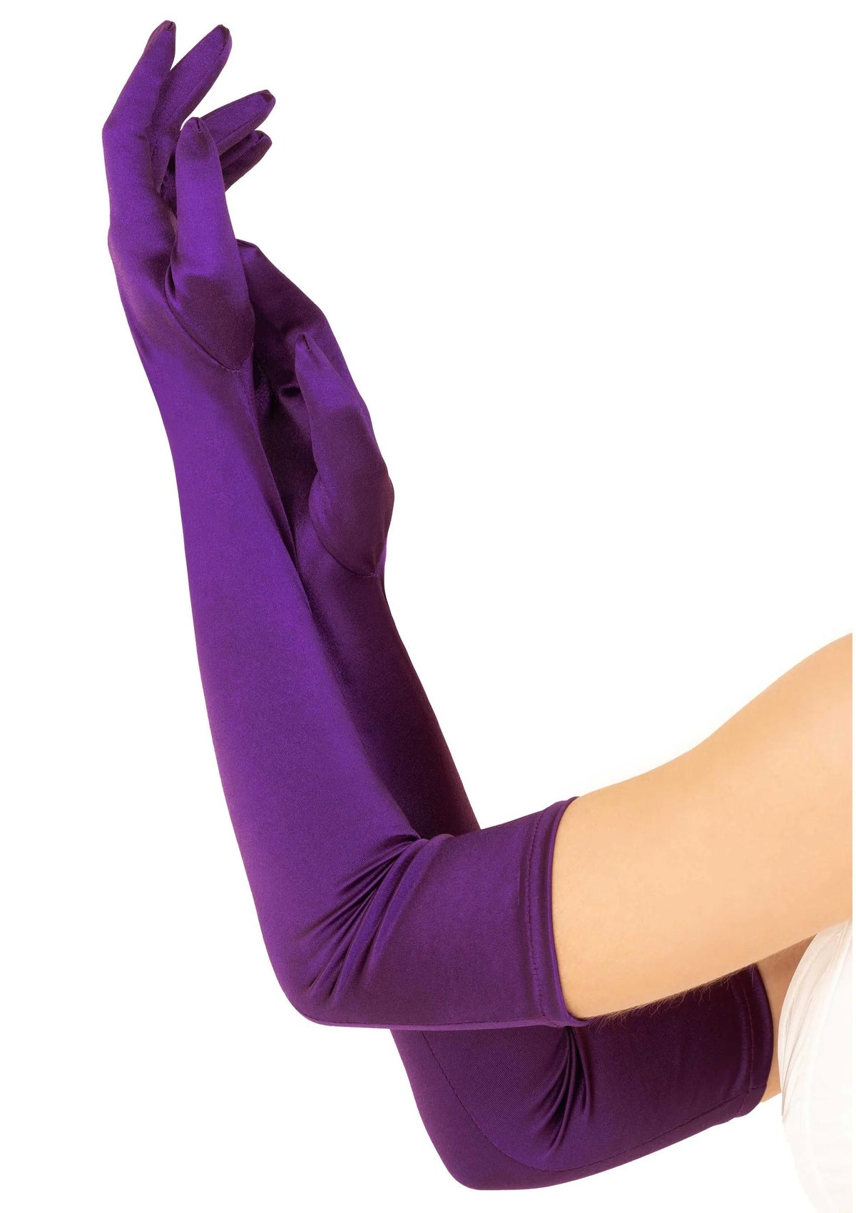 Bestel: Extra Long Satin Gloves by Leg Avenue - bij Happytoys.nl, happytoys.be, Happytoys.ae: erotische sex webshop | liever Happy dan Easy βββββ - Paars - 88001 - PURPLE - O/S