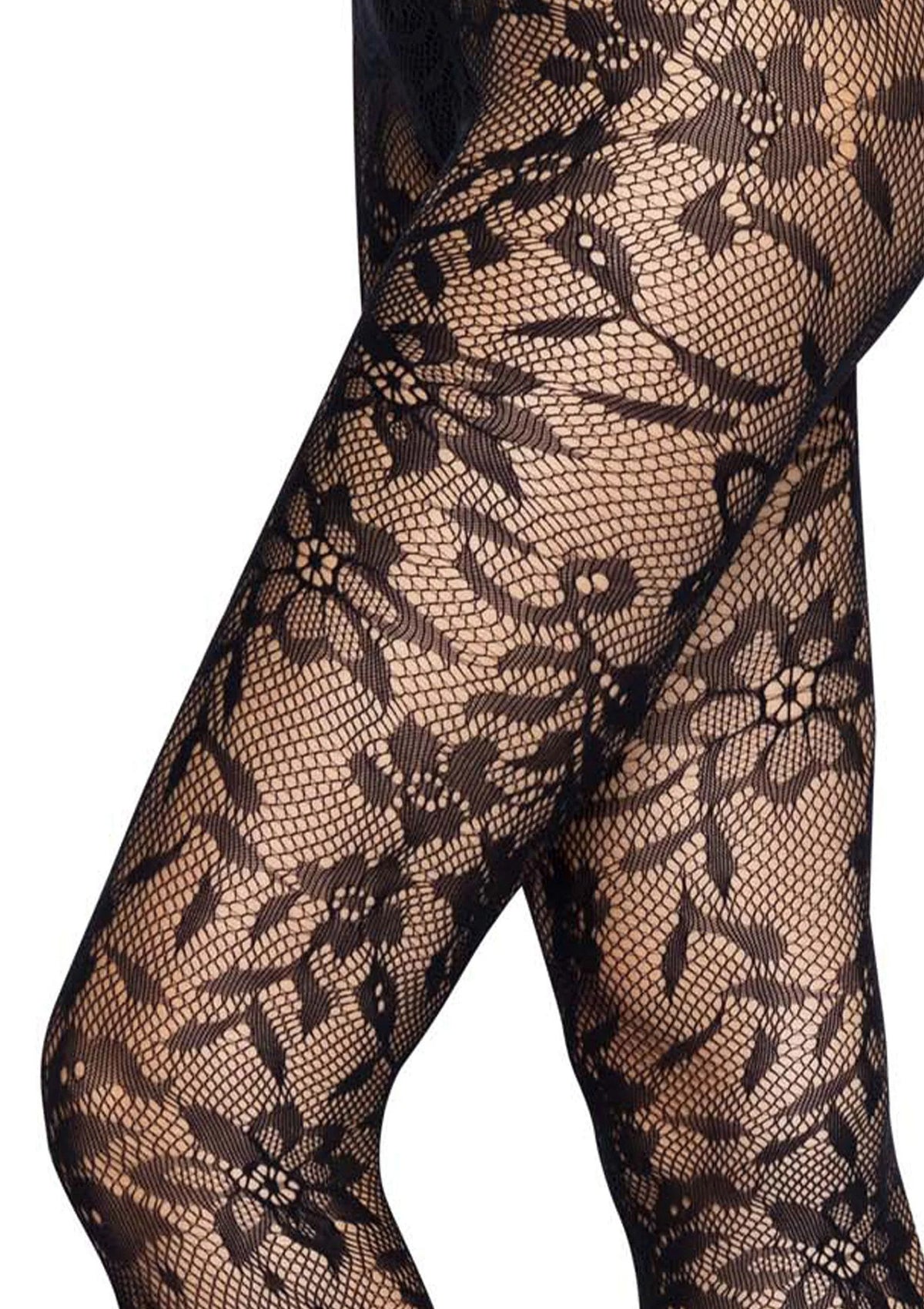 Bestel: Seamless Floral Lace Pantyhose - bij Happytoys.nl, happytoys.be, Happytoys.ae: erotische sex webshop | liever Happy dan Easy βββββ