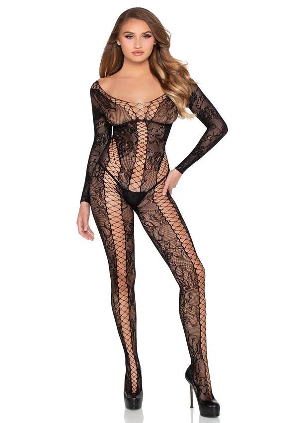 Lace Crotchless Lingerie by LegAvenue