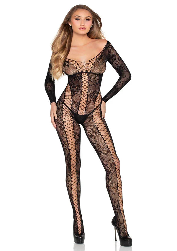 Bestel: Lace Crotchless Lingerie by LegAvenue - bij Happytoys.nl, happytoys.be, Happytoys.ae: erotische sex webshop | liever Happy dan Easy βββββ - Default Title - 89369 - BLACK - O/S