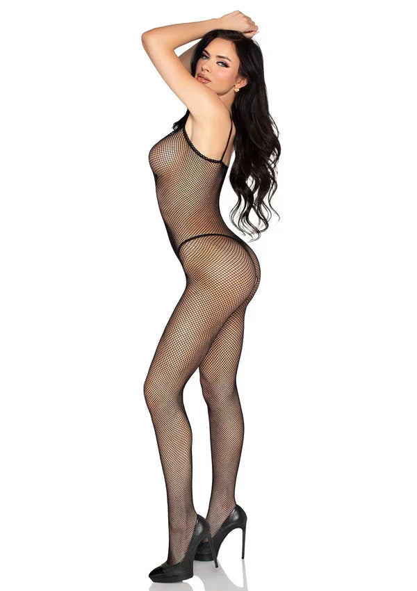 Crotchless Fishnet Bodystocking by Leg Avenue