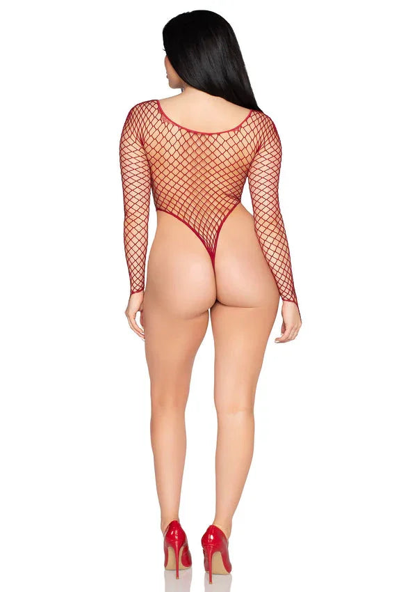 Bestel: High - Cut Industrial Net Bodysuit by Leg Avenue | Sexy Mesh Bodysuit Lingerie - bij Happytoys.nl, happytoys.be, Happytoys.ae: erotische sex webshop | liever Happy dan Easy ⭐⭐⭐⭐⭐