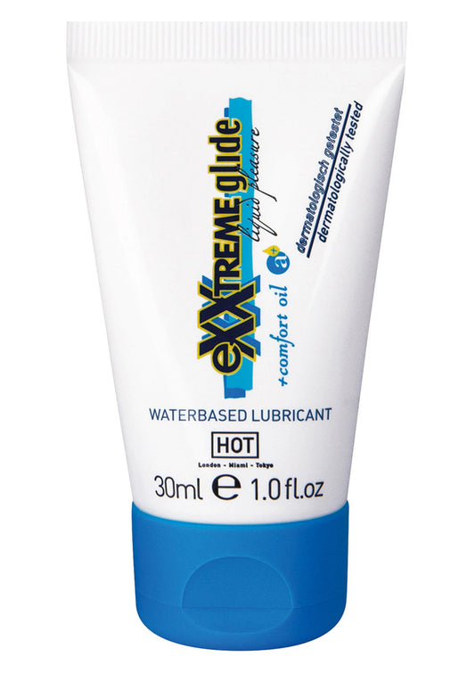 Bestel: Exxtreme Liquid Pleasure Glide Waterbased 30 ml by Hot - bij Happytoys: de erotische sex webshop | liever Happy dan Easy ⭐⭐⭐⭐⭐ - Default Title - 90210 - NATUREL - 30