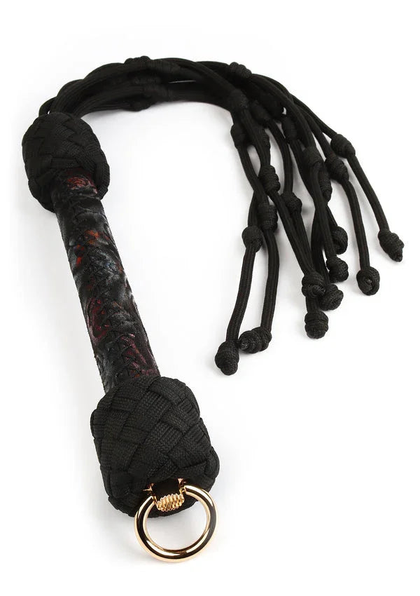 Bestel: Floral Jacquard Bloom Bud Flogger by Geisha - bij Happytoys.nl, happytoys.be, Happytoys.ae: erotische sex webshop | liever Happy dan Easy ⭐⭐⭐⭐⭐