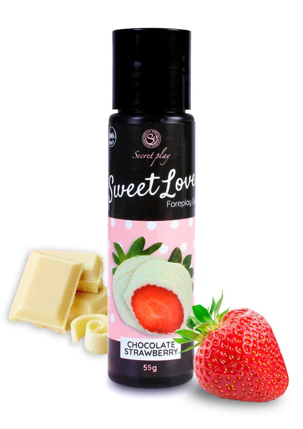 Bestel: Sweet Love Foreplay Gel by Secret Play - bij Happytoys.nl, happytoys.be, Happytoys.ae: erotische sex webshop | liever Happy dan Easy ⭐⭐⭐⭐⭐ - Strawberry - 92326 - STRAWBERRY - 60