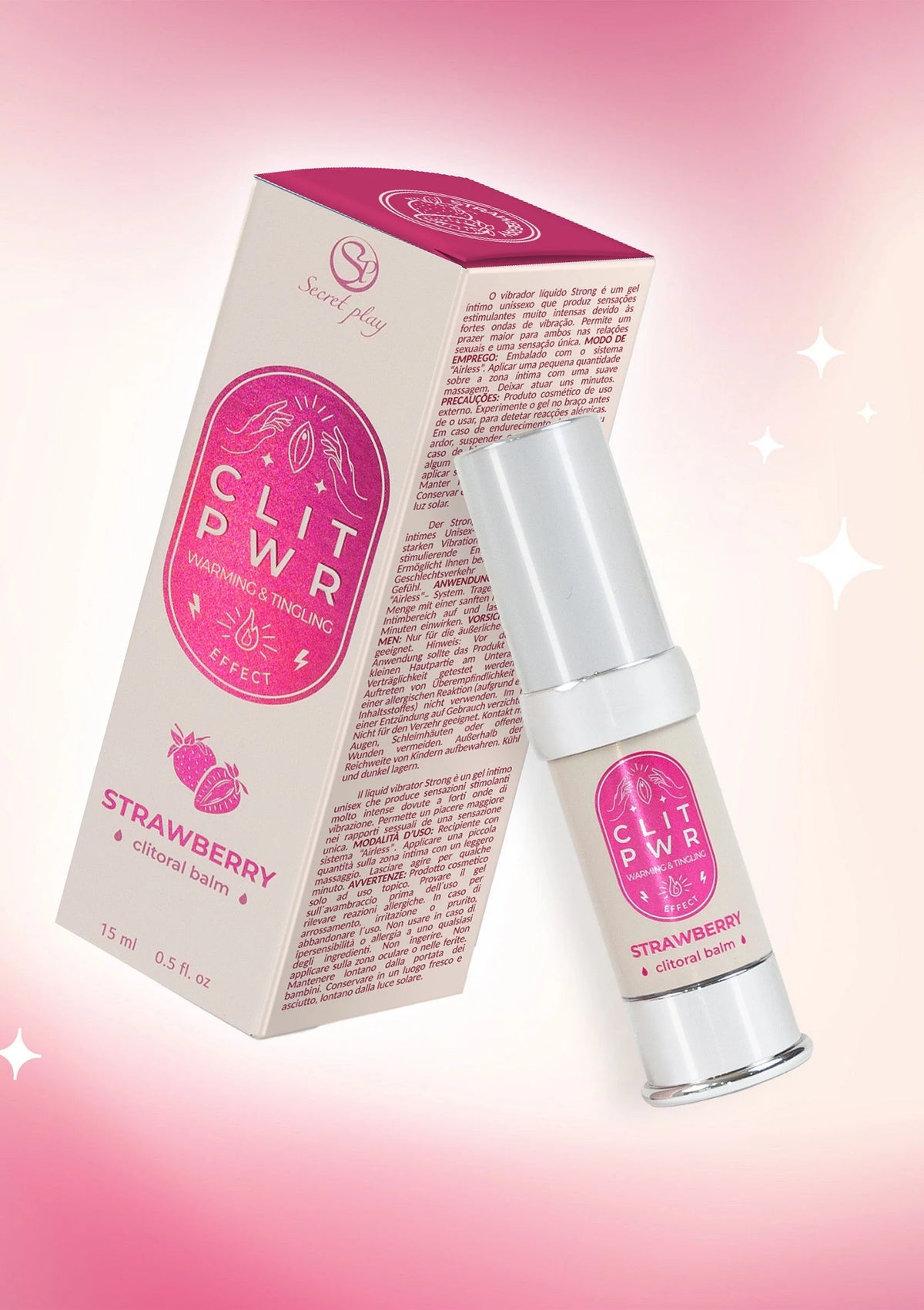 Bestel: Clit Pwr Clitoral Balm 15 ml by Secret Play - bij Happytoys.nl, happytoys.be, Happytoys.ae: erotische sex webshop | liever Happy dan Easy ⭐⭐⭐⭐⭐