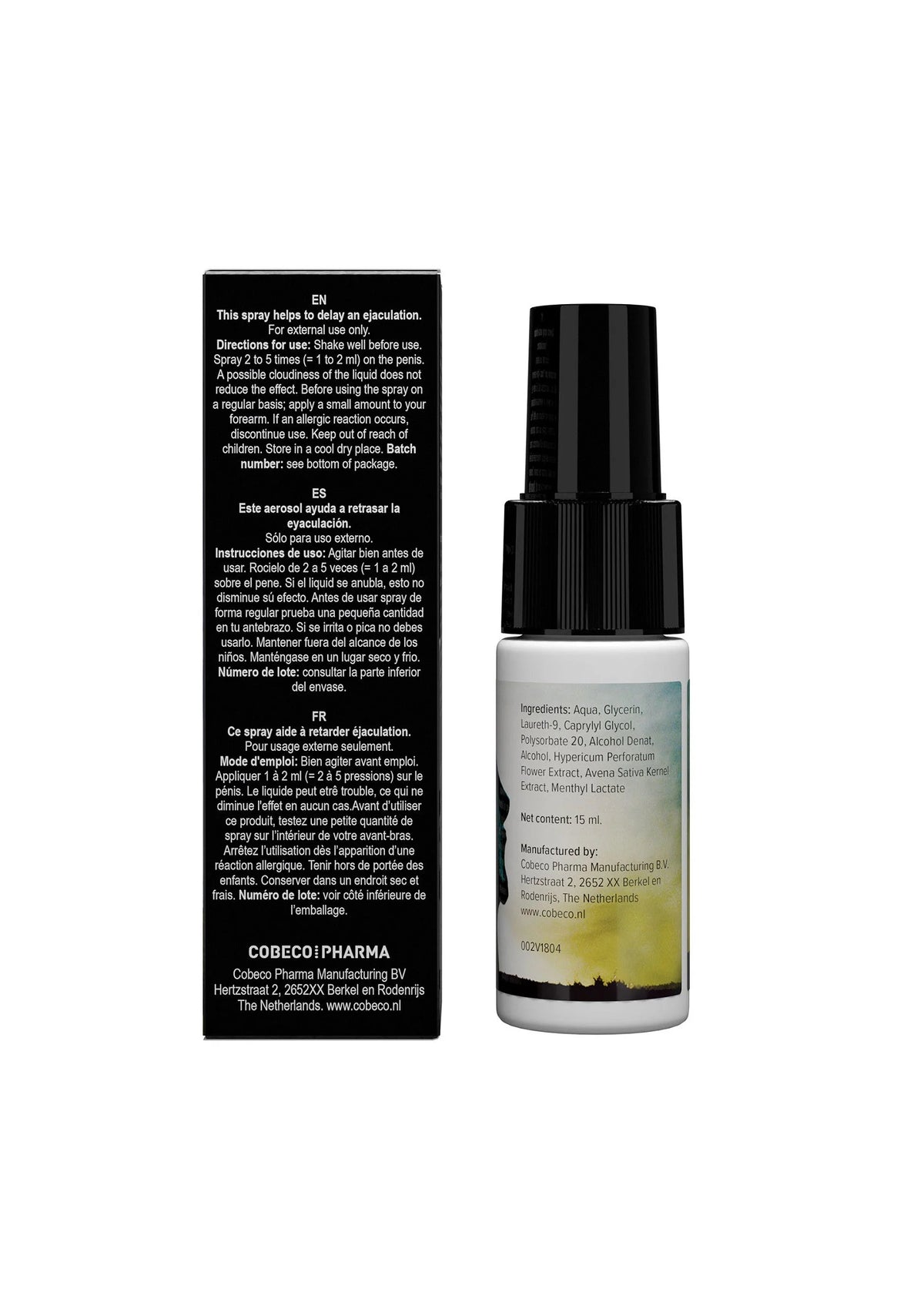 Bestel: Black Stone Delay Spray 15 ml - bij Happytoys: de erotische sex webshop | liever Happy dan Easy âââââ