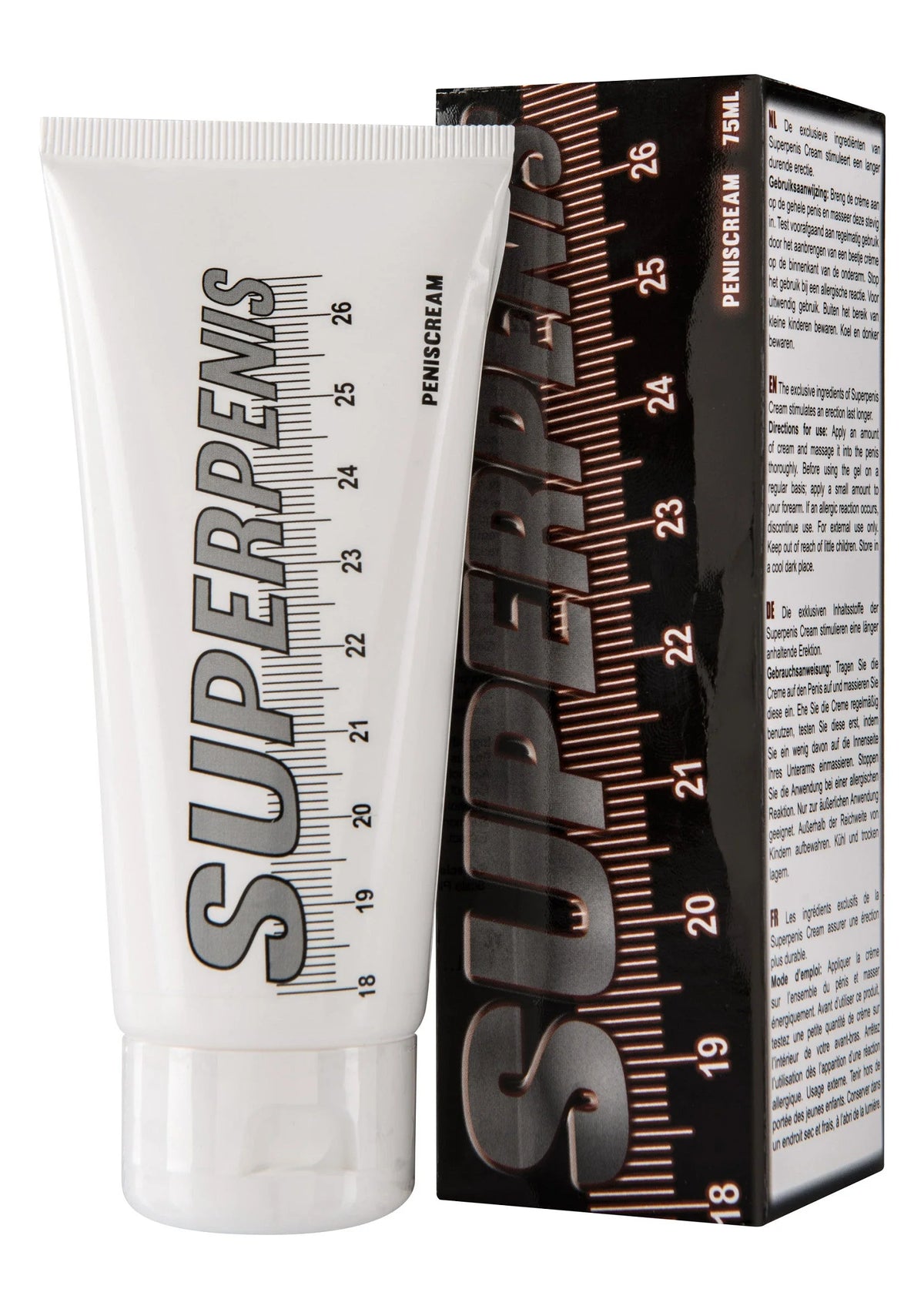 Bestel: Super Penis 75 ml - bij Happytoys.nl, happytoys.be, Happytoys.ae: erotische sex webshop | liever Happy dan Easy βββββ - Default Title - 92567 - NATUREL - 75