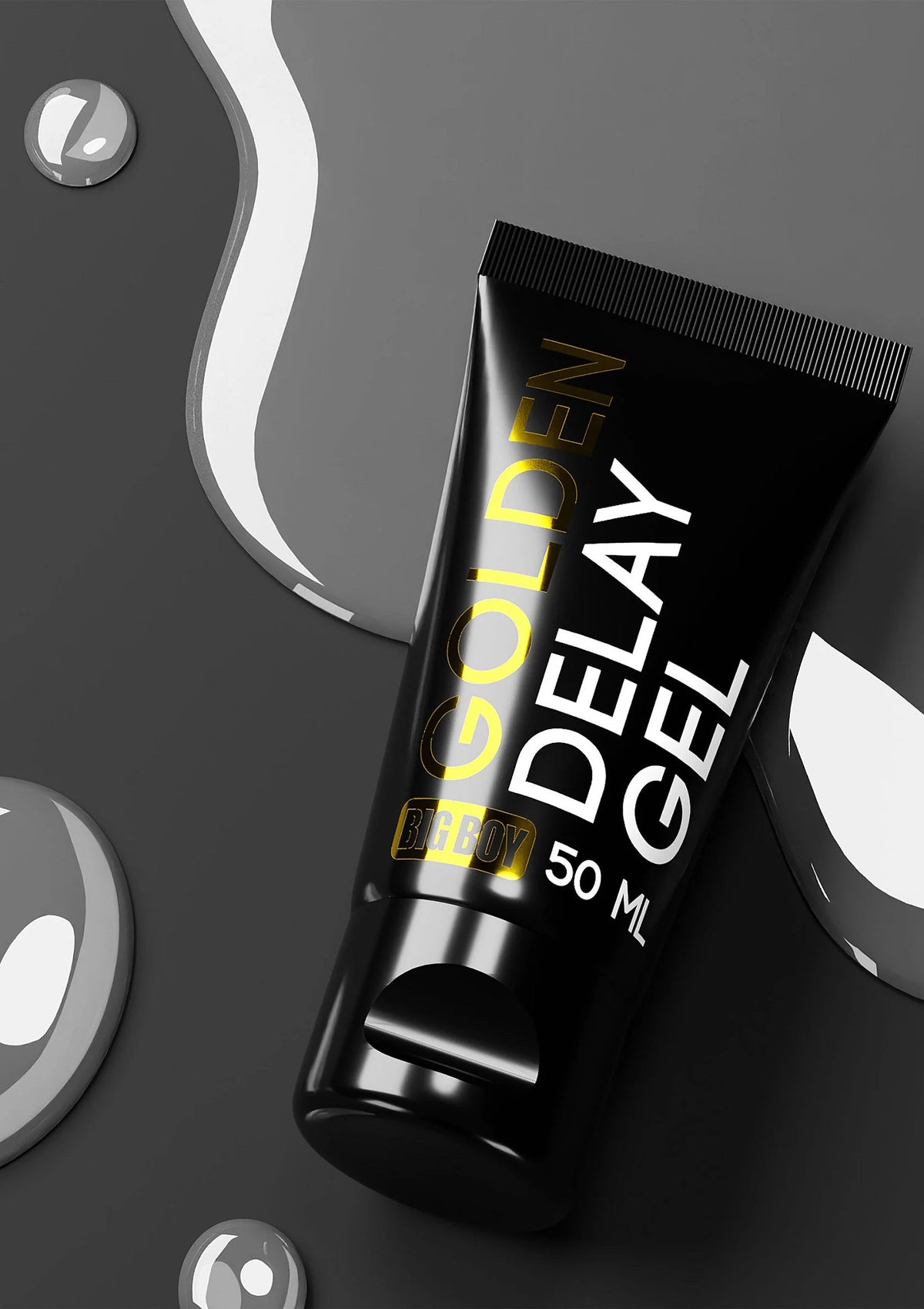 Bestel: Big Boy Golden Delay Gel 50 ml by Cobeco Big Boy - bij Happytoys.nl, happytoys.be, Happytoys.ae: erotische sex webshop | liever Happy dan Easy βββββ