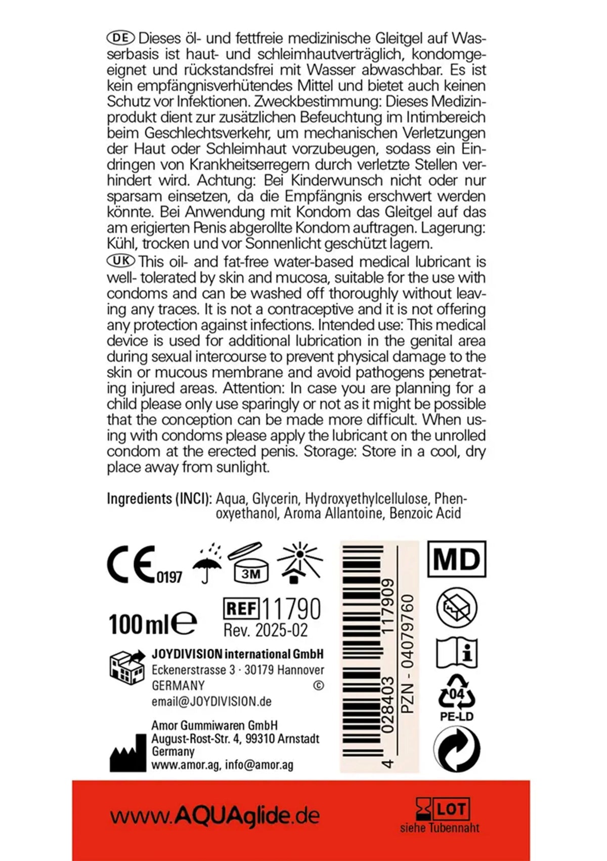 Bestel: Aquaglide 100 ml by Joy Devision - glijmiddel bij Happytoys.nl, happytoys.be, Happytoys.ae: erotische sex webshop | liever Happy dan Easy ⭐⭐⭐⭐⭐