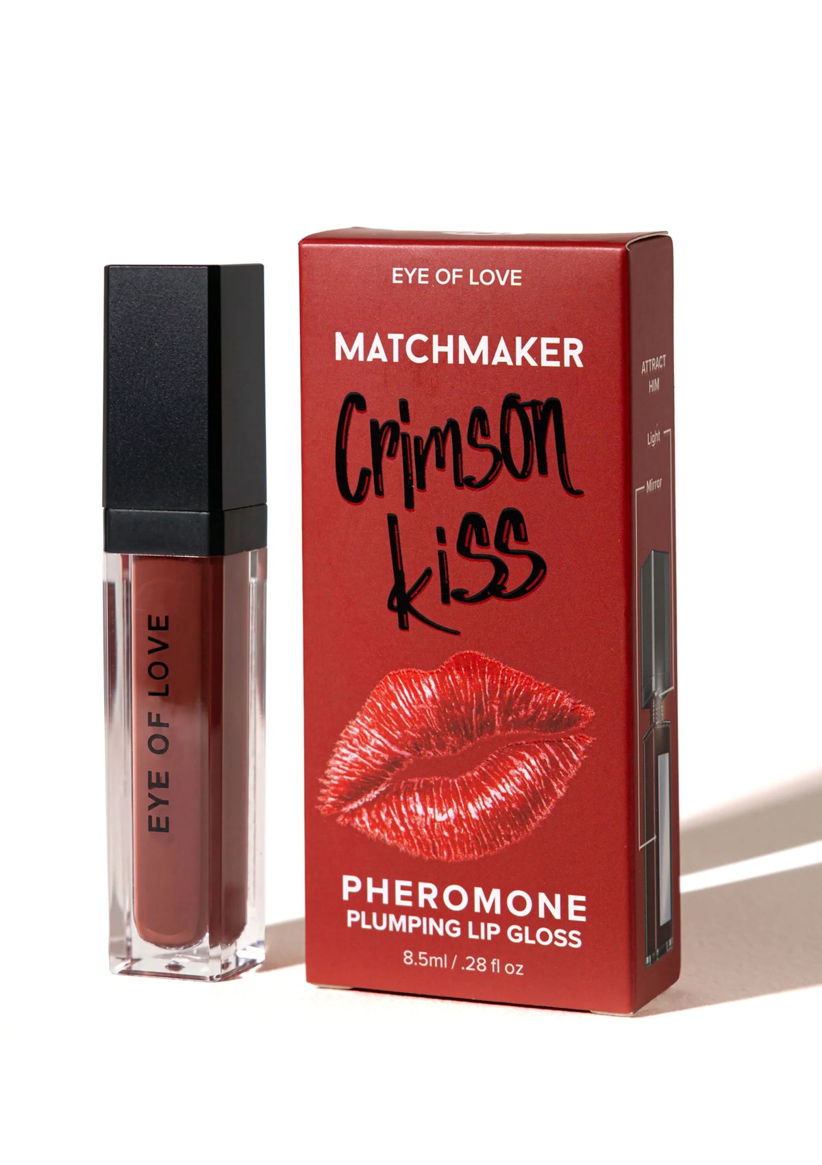 Bestel: Crimson Kiss Pheromone Lip Gloss 8ml by Eye of Love Matchmaker - bij Happytoys.nl, happytoys.be, Happytoys.ae: erotische sex webshop | liever Happy dan Easy ⭐⭐⭐⭐⭐