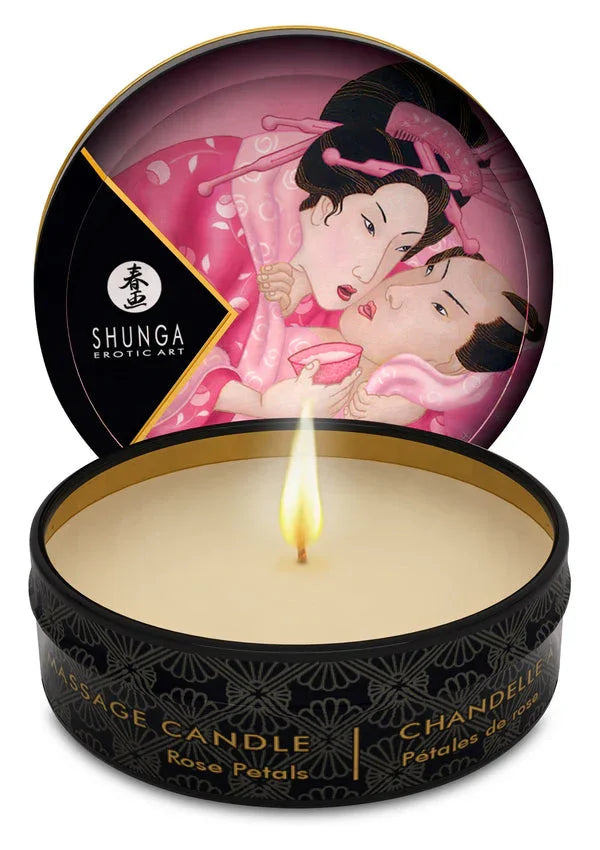 Bestel: Mini Massage Candle 6 pcs by Shunga - bij Happytoys.nl, happytoys.be, Happytoys.ae: erotische sex webshop | liever Happy dan Easy ⭐⭐⭐⭐⭐ - Rose - 94526 - ROSE - 30