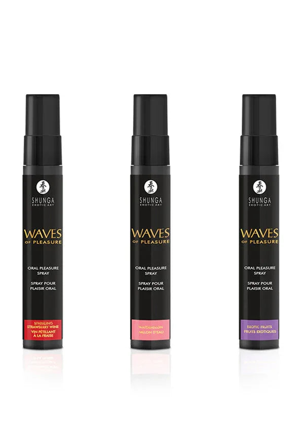 Bestel: Waves of Pleasure Oral Spray 20 ml by Shunga - bij Happytoys.nl, happytoys.be, Happytoys.ae: erotische sex webshop | liever Happy dan Easy ⭐⭐⭐⭐⭐