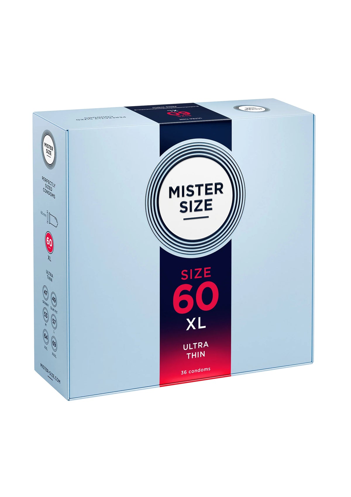 Bestel: 60mm Condoms 3pcs by Mister Size - bij Happytoys.nl, happytoys.be, Happytoys.ae: erotische sex webshop | liever Happy dan Easy ⭐⭐⭐⭐⭐
