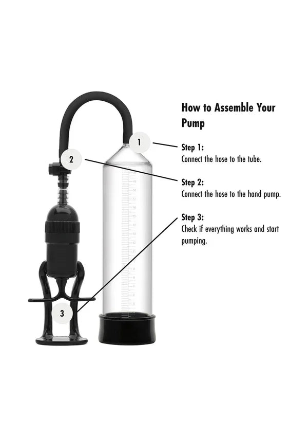 Advanced Penis Pump by Hidden Desire - Happytoys Sexshop: Toys for Feeling Happy & Easy π - Discreet geleverd